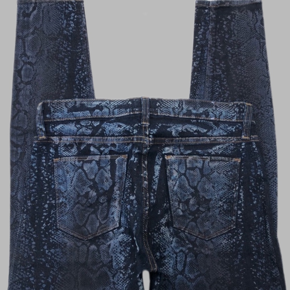 Hudson snake print skinny jeans